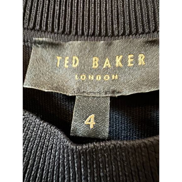 Ted Baker Ehlla Black Maxi Dress Size 4 US 8-10 Sleeveless (New) - Picture 4 of 4